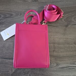 Pink Mini Boxy Tote Handbag NWT